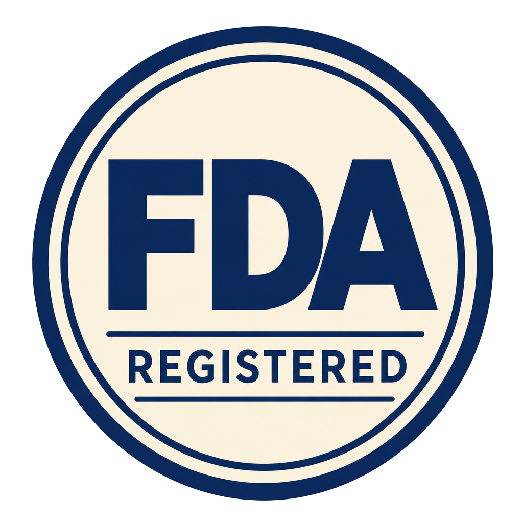 FDA Registered certification badge