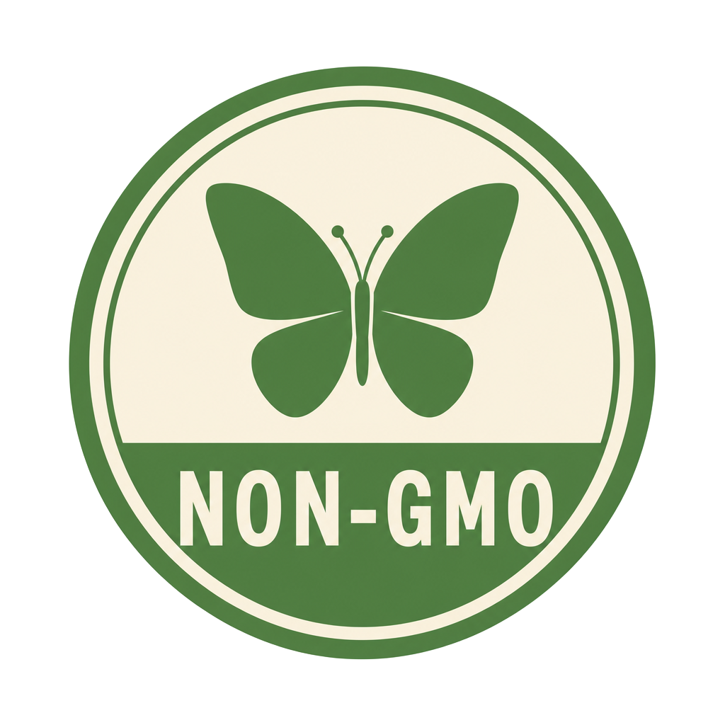 Non-GMO certification badge